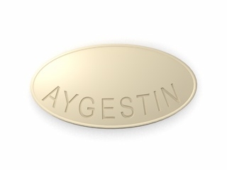 Aygestin<br><span style="font-weight: normal;">(Norethindrone Acetate)</span>